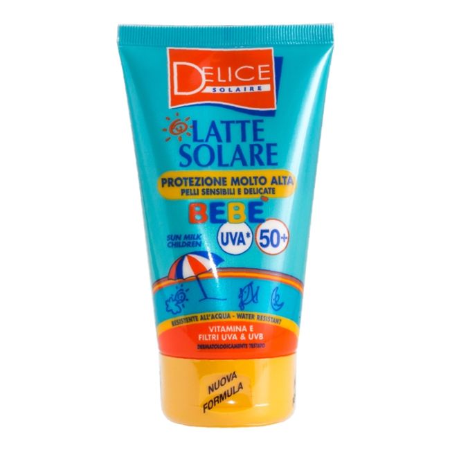 

Latte solare bebe spf 50 солнцезащитное молочко для детей Delice, 100 мл