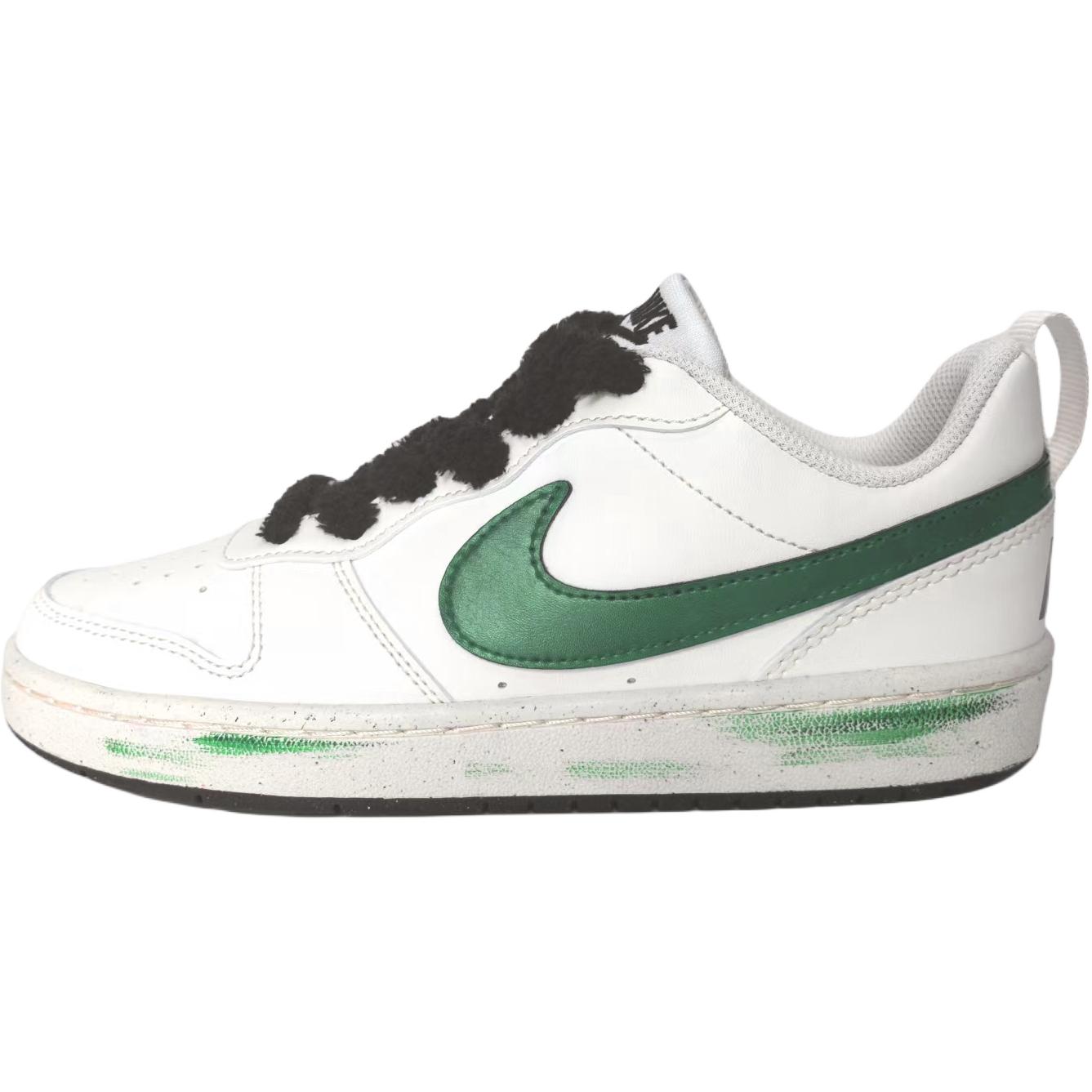 

Низкие противоскользящие кроссовки Court Borough для скейтбординга для детей и подростков Nike, зеленый