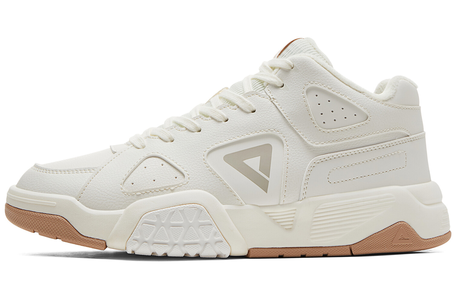

Кроссовки PEAK Star Stone Skateboarding Shoes Men High-top Beige, бежевый
