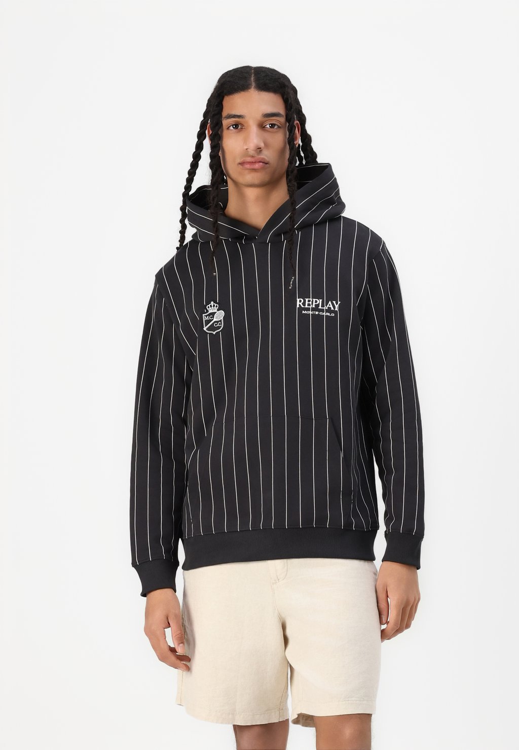 

Толстовка с капюшоном MONTE CARLO TENNIS CLUB - Sweatshirt Replay, черный