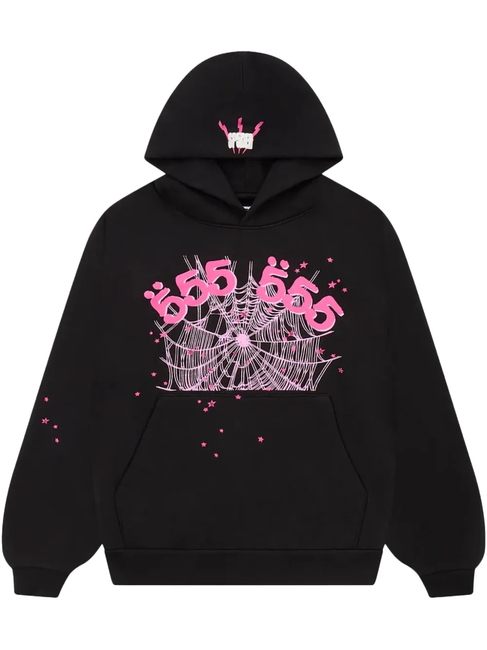 

Худи 555 Web Black/Pink SP5DER, черный