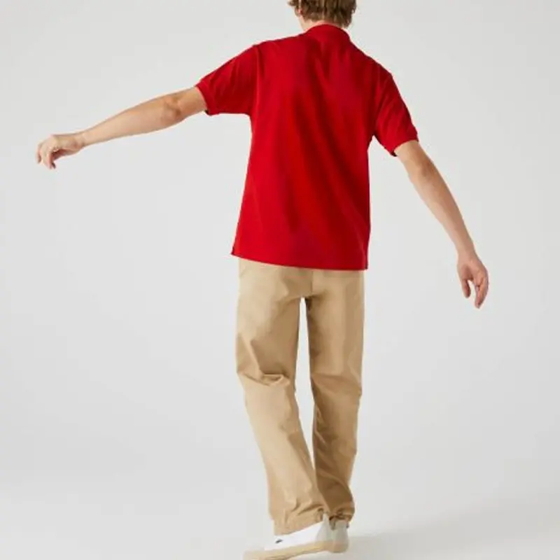 Футболка мужская красная Lacoste, красный — фото 3