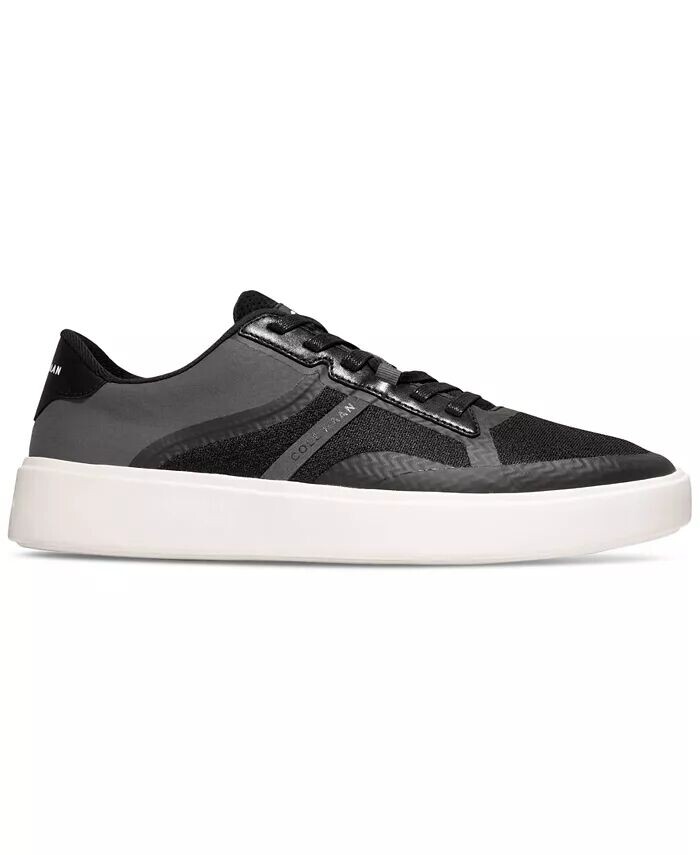 Мужские кроссовки Grand Crosscourt Winner на шнуровке смешанной техники Cole Haan, черный — фото 2