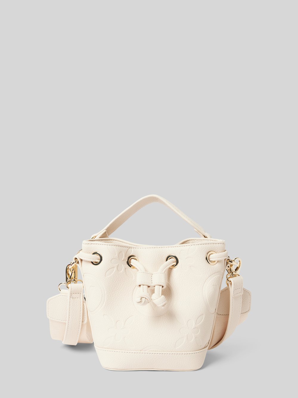 

Сумка с фактурным узором модель «САМБА» VALENTINO BAGS, экрю