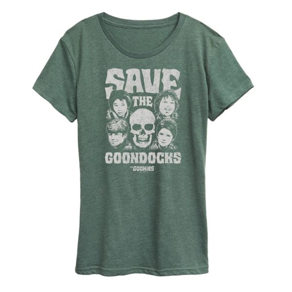 

Женская футболка The Goonies "Спасите Гундокс" Licensed Character, зеленый