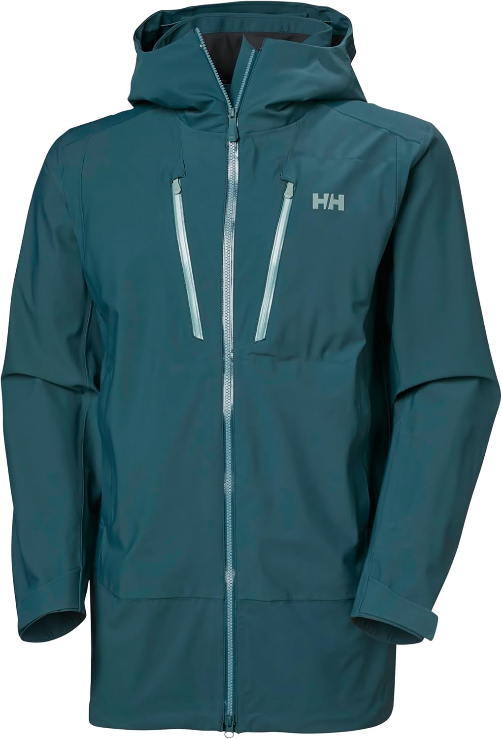 

Куртка Helly-Hansen Alpha 3L Long Shell для мужчин - водонепроницаемая, с 4-сторонним растяжением, спортивная оболочка Helly Hansen, 453 Dark Creek