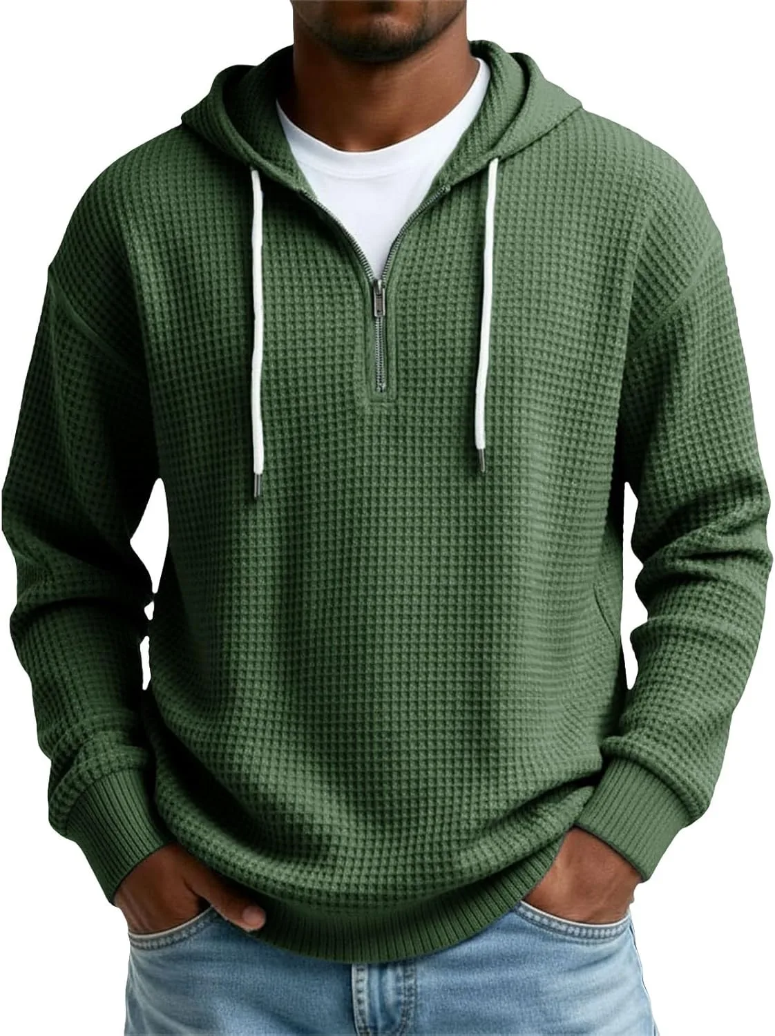 

Толстовка мужская Waffle с капюшоном и молнией