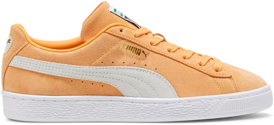 

Мужские замшевые кроссовки PUMA Classic XXI с шнуровкой, повседневные- оранжевые