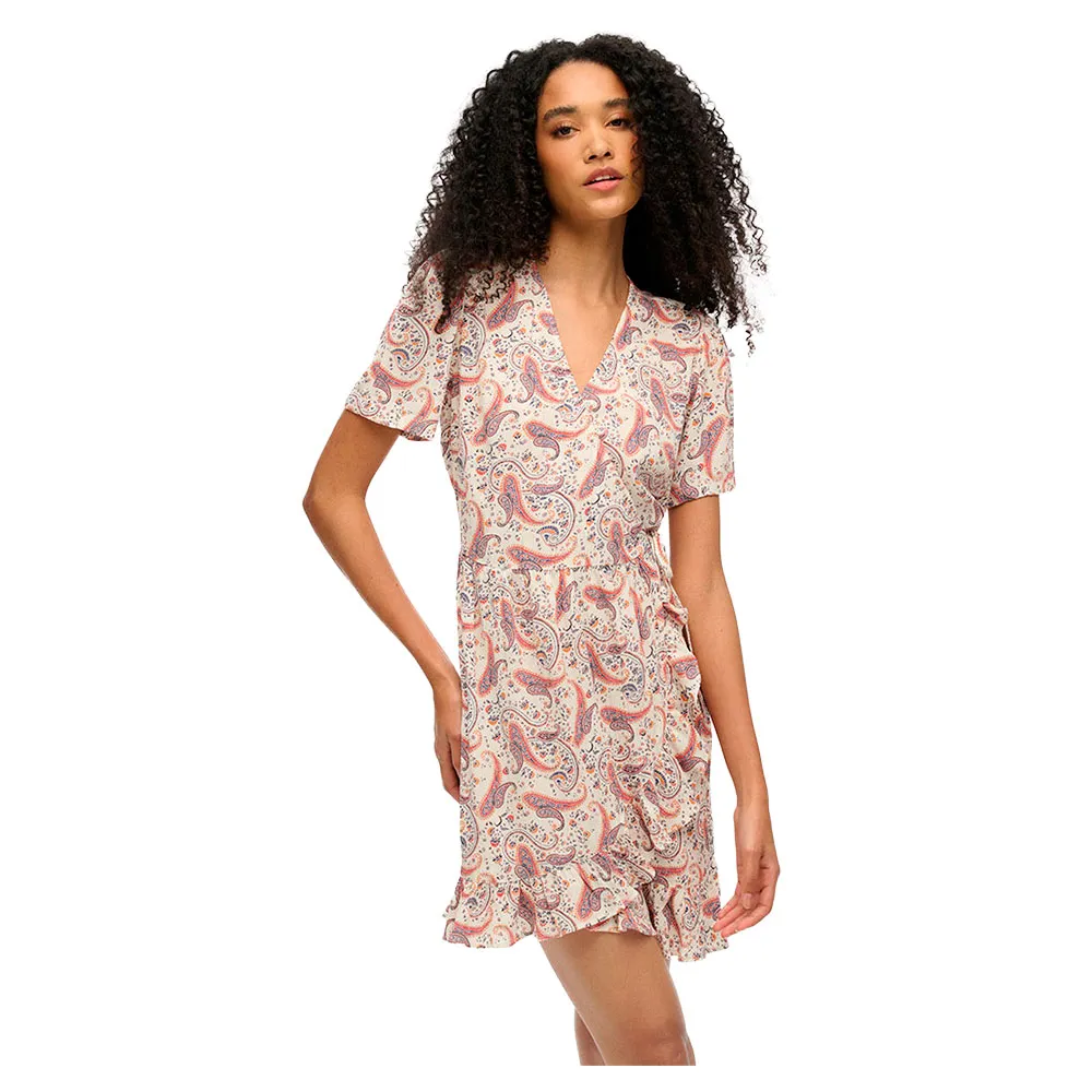 

Платье Superdry W8011877A short sleeve short, бежевый