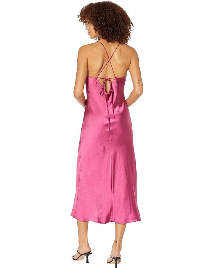 

Платье line and dot Makena Midi Dress, цвет Magenta
