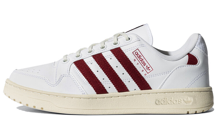 

Кроссовки Adidas Originals NY 90 Skateboard Shoes Unisex Low-Top White/Red, Белый, Кроссовки Adidas Originals NY 90 Skateboard Shoes Unisex Low-Top White/Red