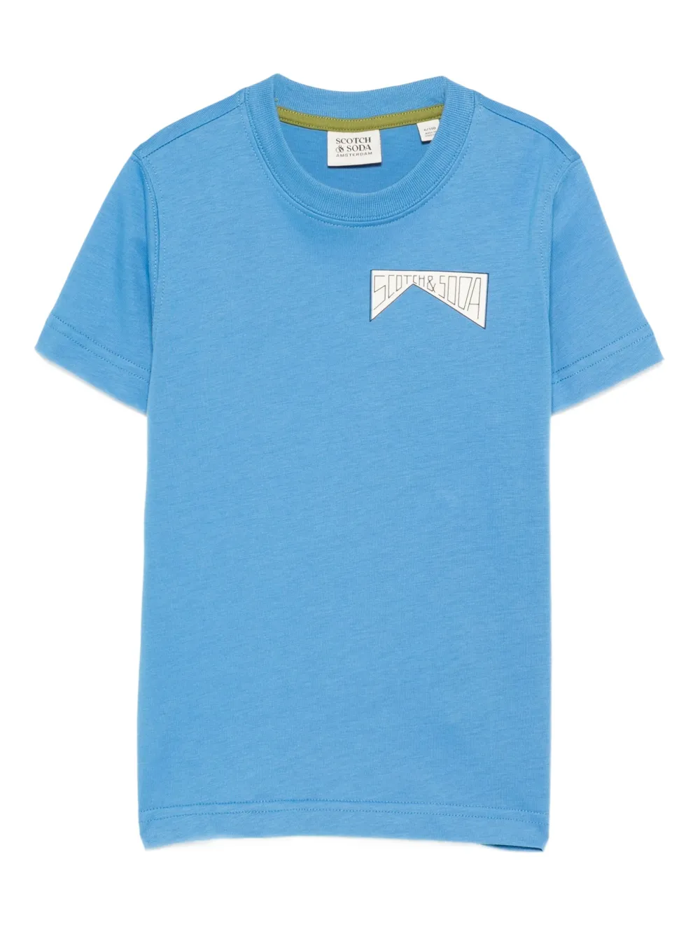 

Футболка с логотипом Scotch & Soda Kids, синий