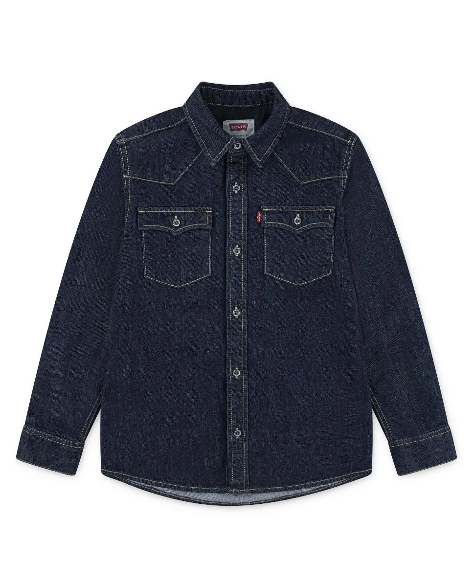 

Детская рубашка New Barstow Western Levi's, синий