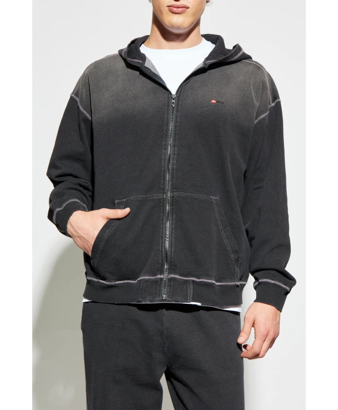 Худи S-Blaxto-Hood-Zip Diesel, черный — фото 3