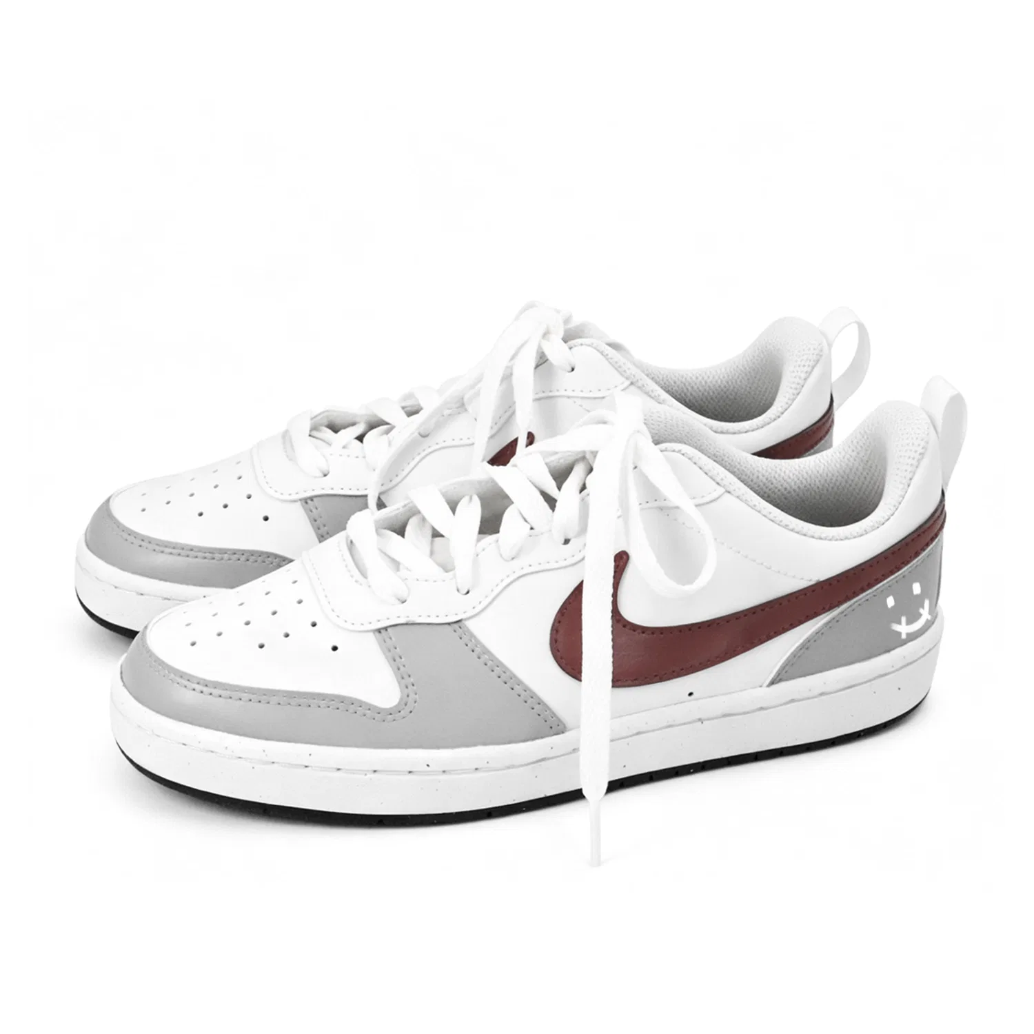 Кроссовки детские Nike Court Borough Red White — фото 4