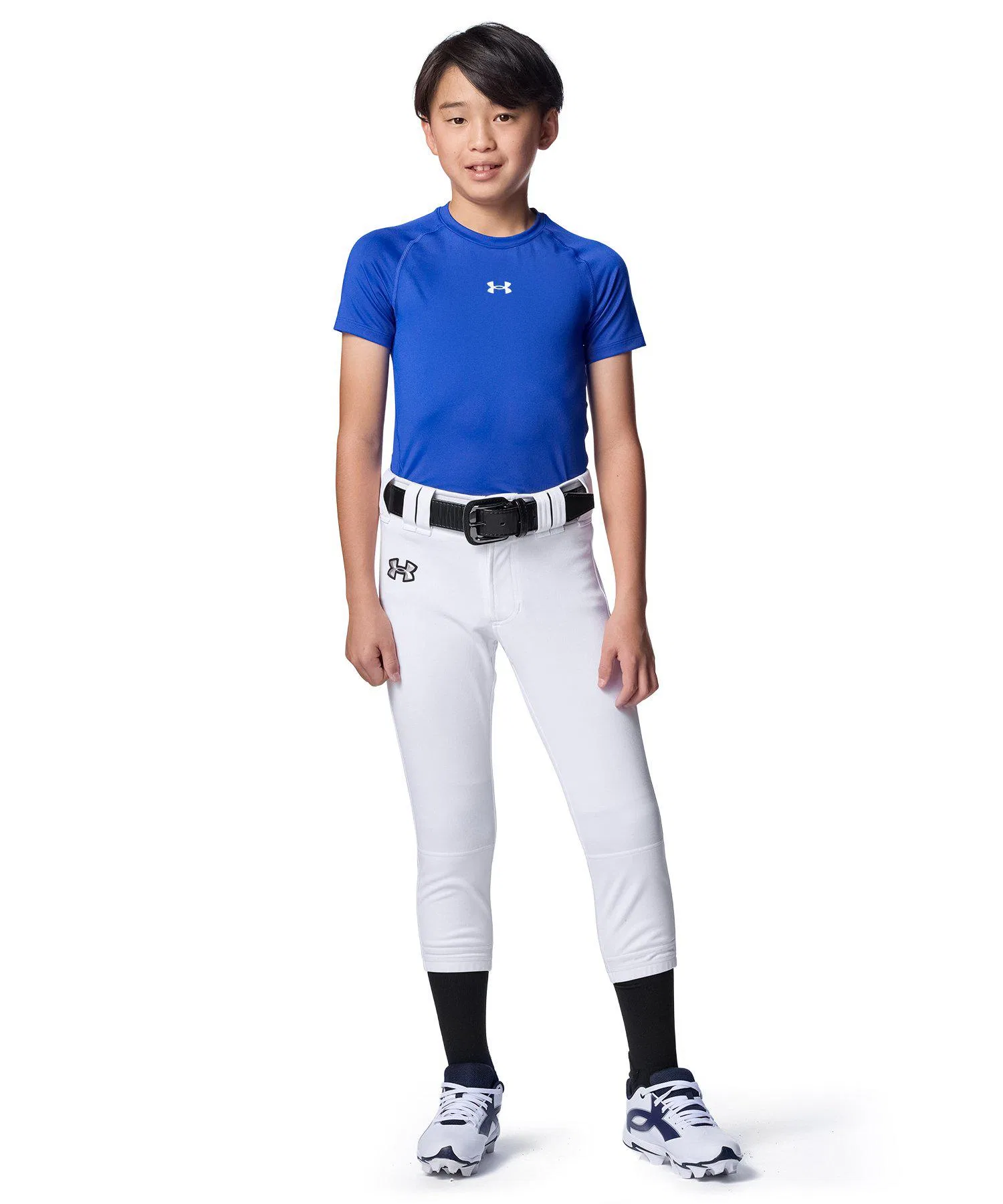 Детская футболка Under Armour HeatGear Comfort Fitted Short Sleeve Crew Neck — фото 3