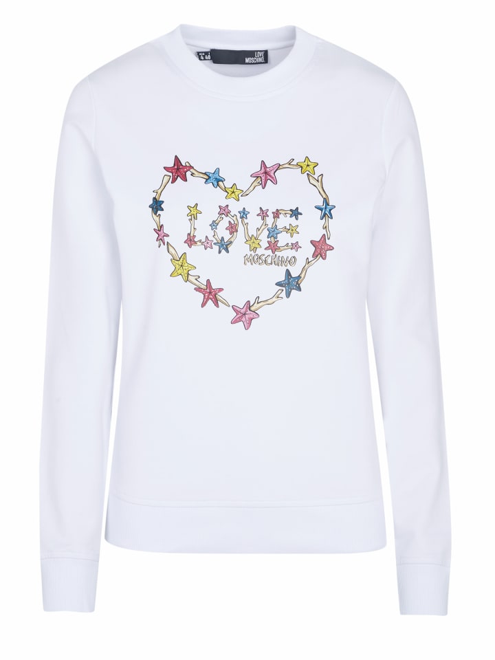 

Свитер Love Moschino, белый