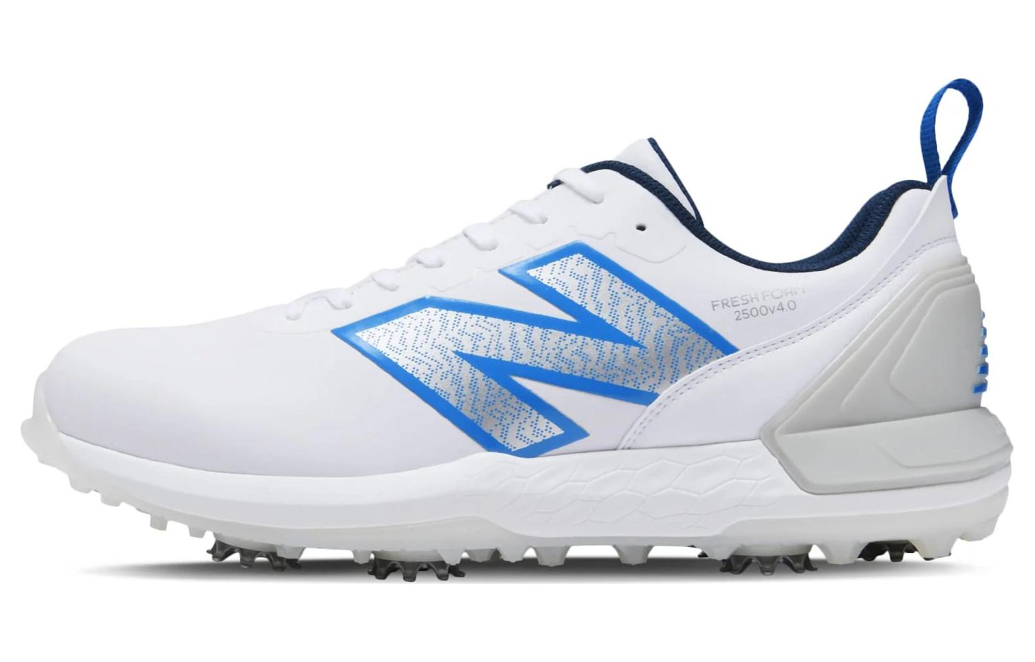New Balance Fresh Foam X 2500 V4 A4 Амортизирующие износостойкие низкие гольф-ботинки унисекс бело-синие