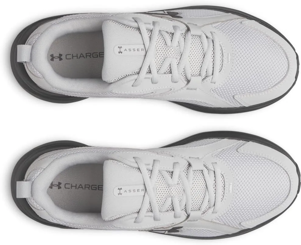 Мужские кроссовки Under Armour Charged Assert 11, серый/черный — фото 4