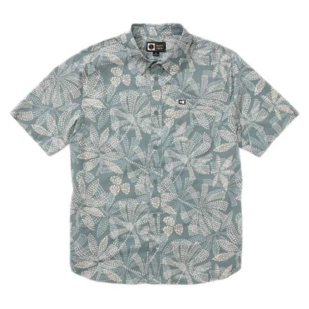 

Рубашка с коротким рукавом Salty Crew Drifter uv button up, серый