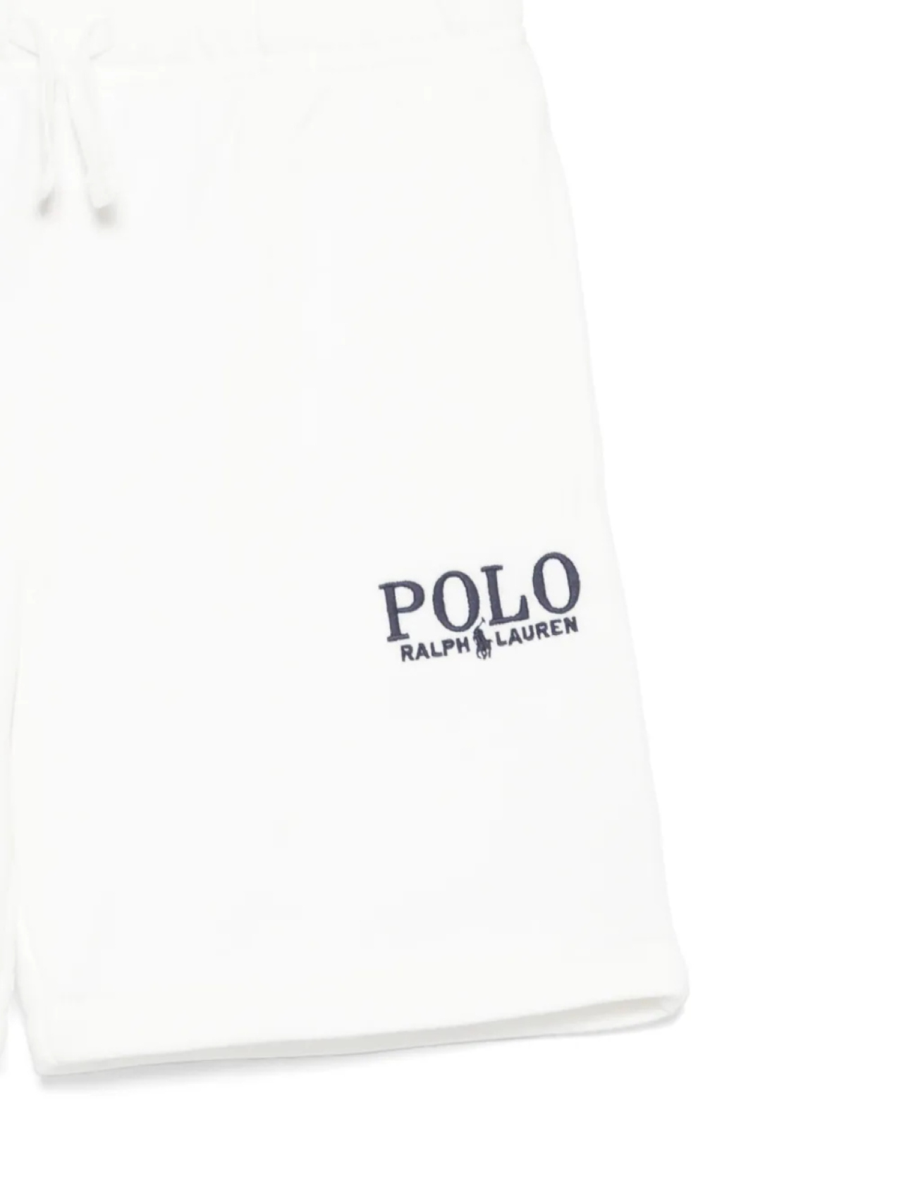 Шорты POLO RALPH LAUREN KIDS с вышитым логотипом, белый — фото 3