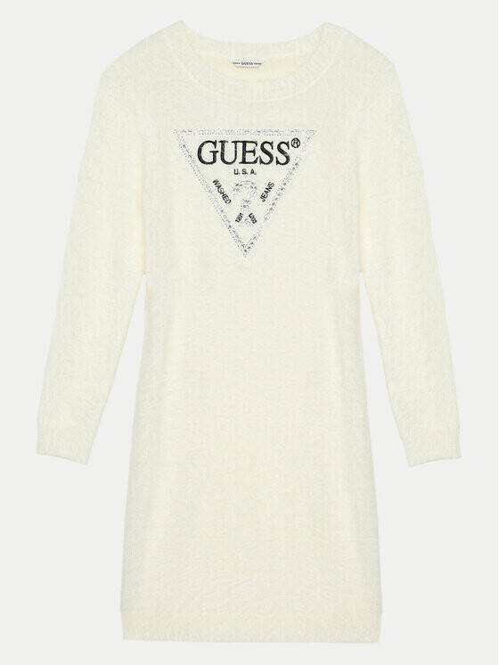 

Трикотажное платье обычного кроя Guess, экрю