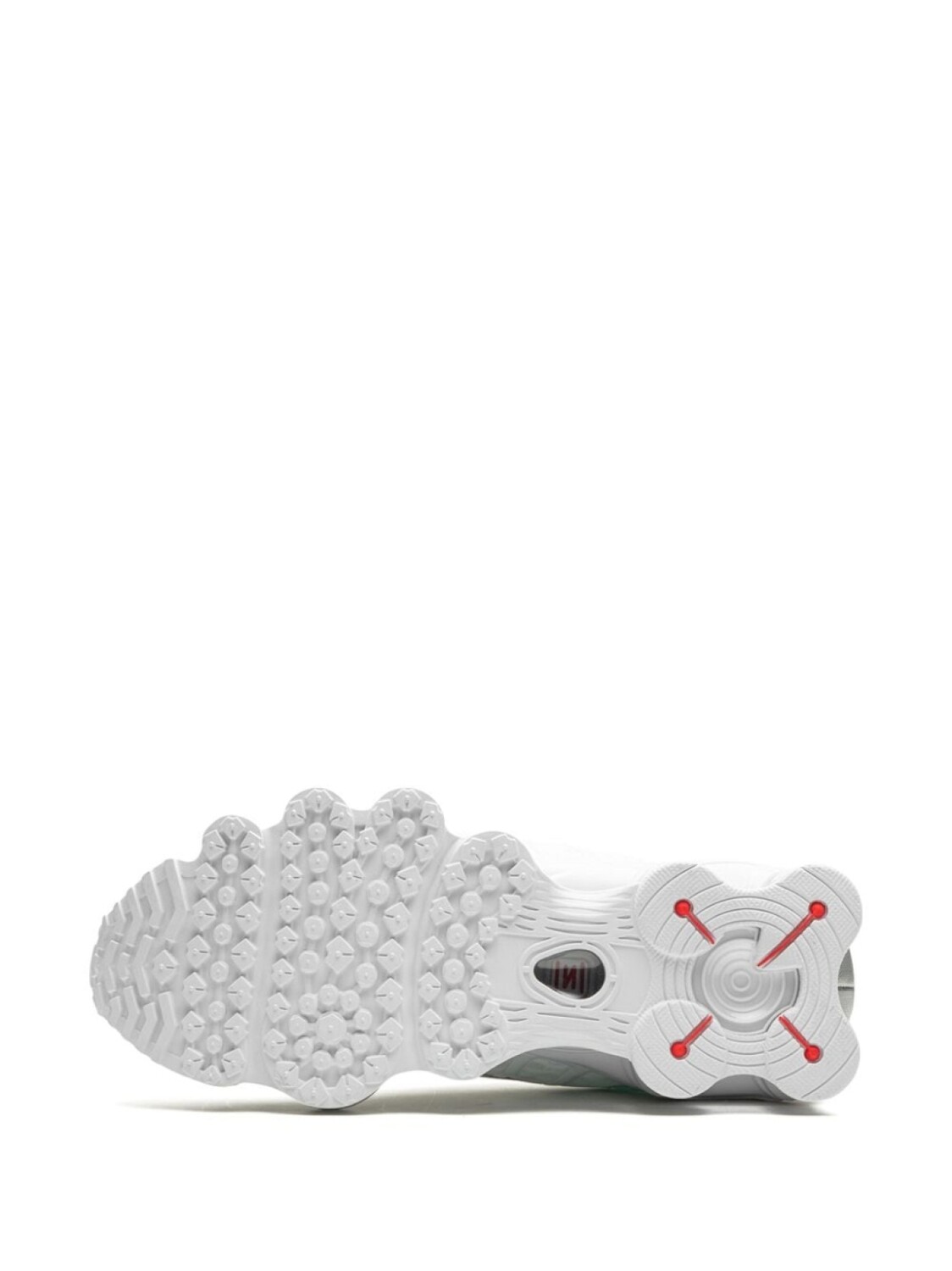 Nike кроссовки Shox TL White, белый — фото 4