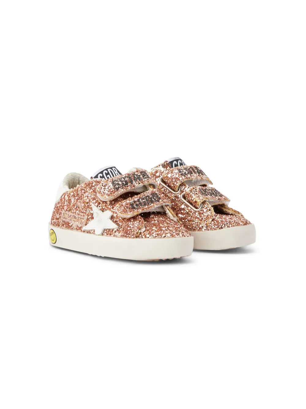 

Кеды Old School Golden Goose Kids, розовый