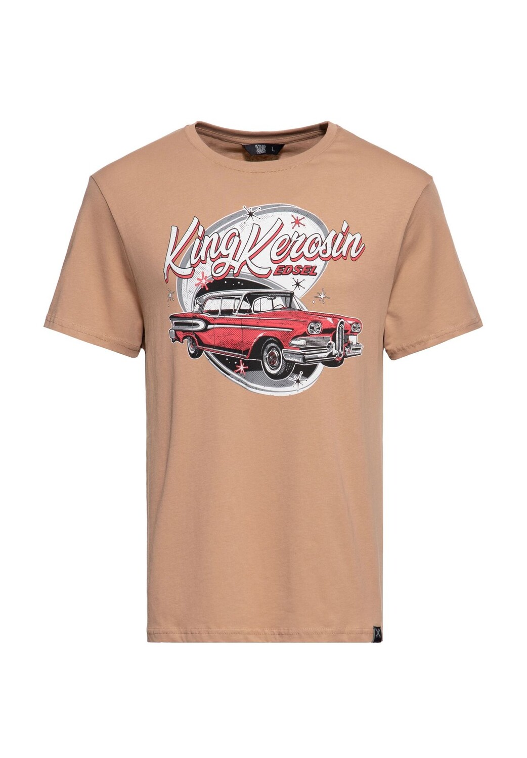 

Рубашка с принтом Classic Car - Artwork Edsel KING KEROSIN, цвет Latte Macchiato