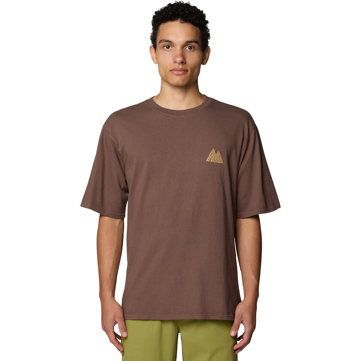 

Короткий рукав коллаборации MHW Mountains Mountain Hardwear, цвет carob
