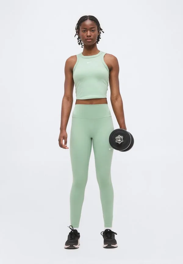 Одни обтягивающие леггинсы Nike Performance, Steam/White — фото 2