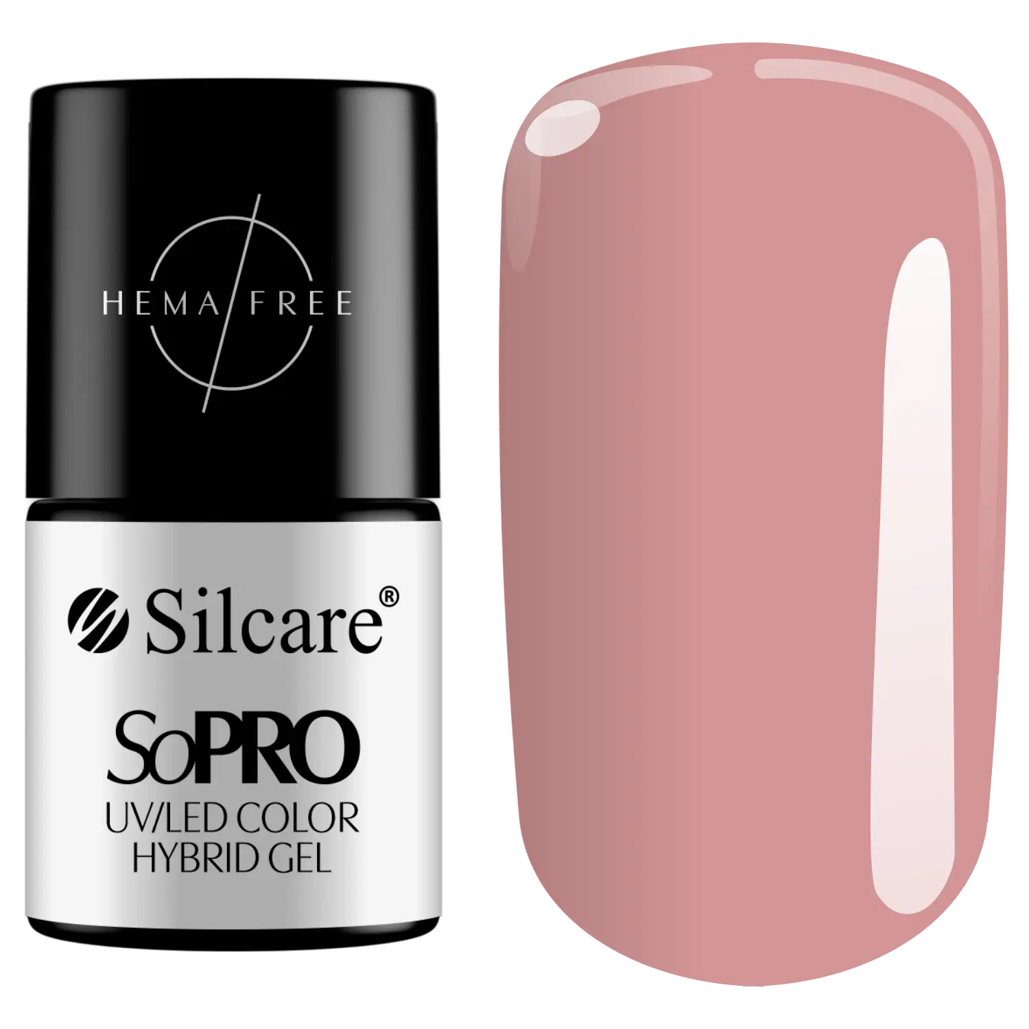 

Гибридный лак для ногтей 002 Silcare Sopro Rich Color, 7 гр