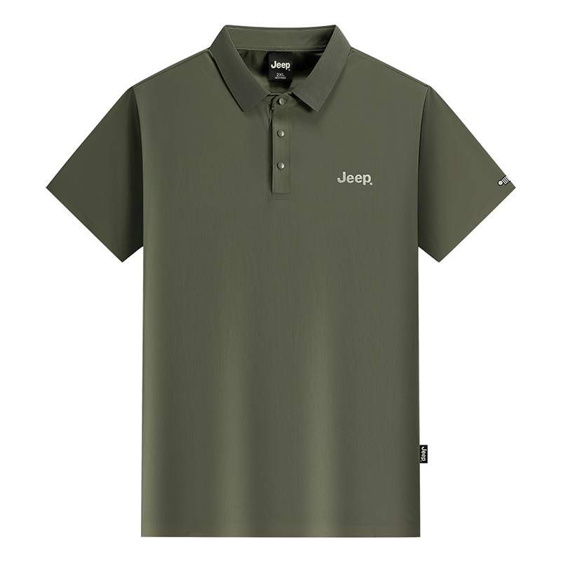 

Футболка-поло Unisex с воротником-поло, тонкая, прямого кроя Jeep, army зеленый