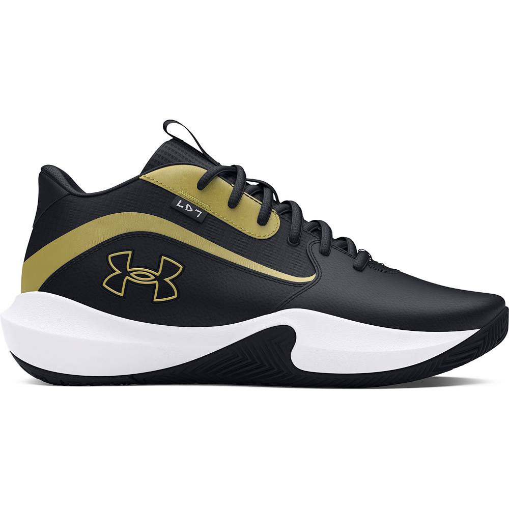 Мужские баскетбольные кроссовки Under Armour Lockdown 7, цвет Black Gold