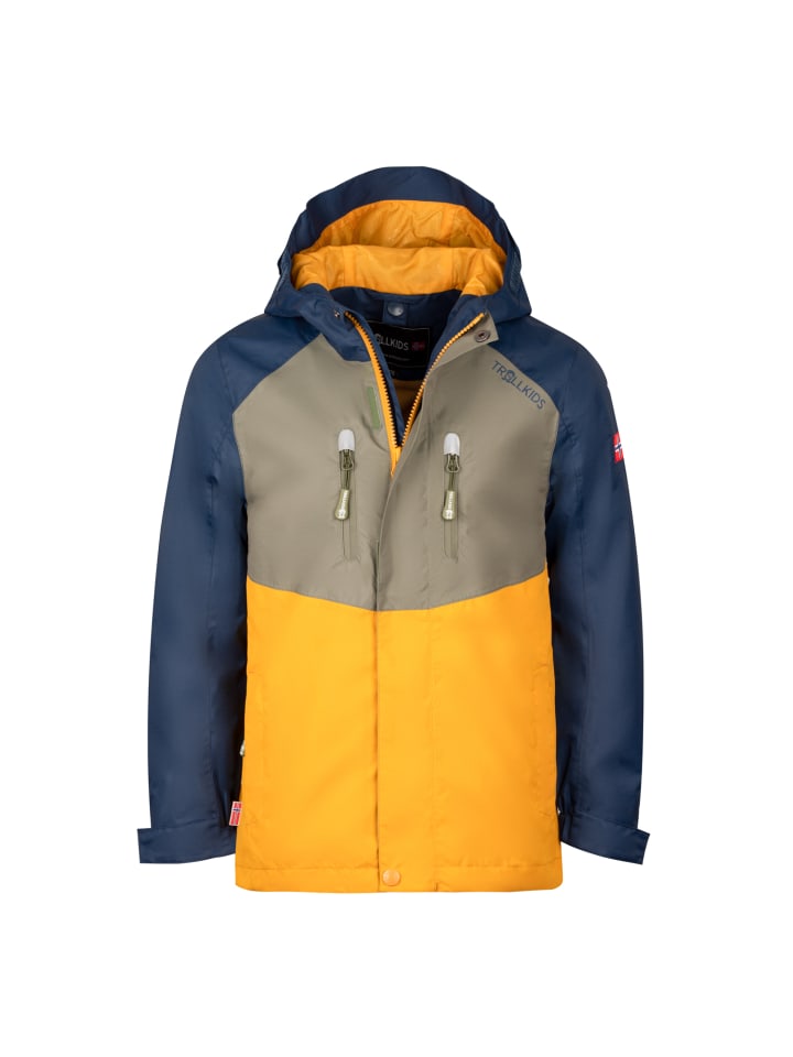 

Trollkids Куртка-трансформер 3-в-1 Bryggen в цвете мха