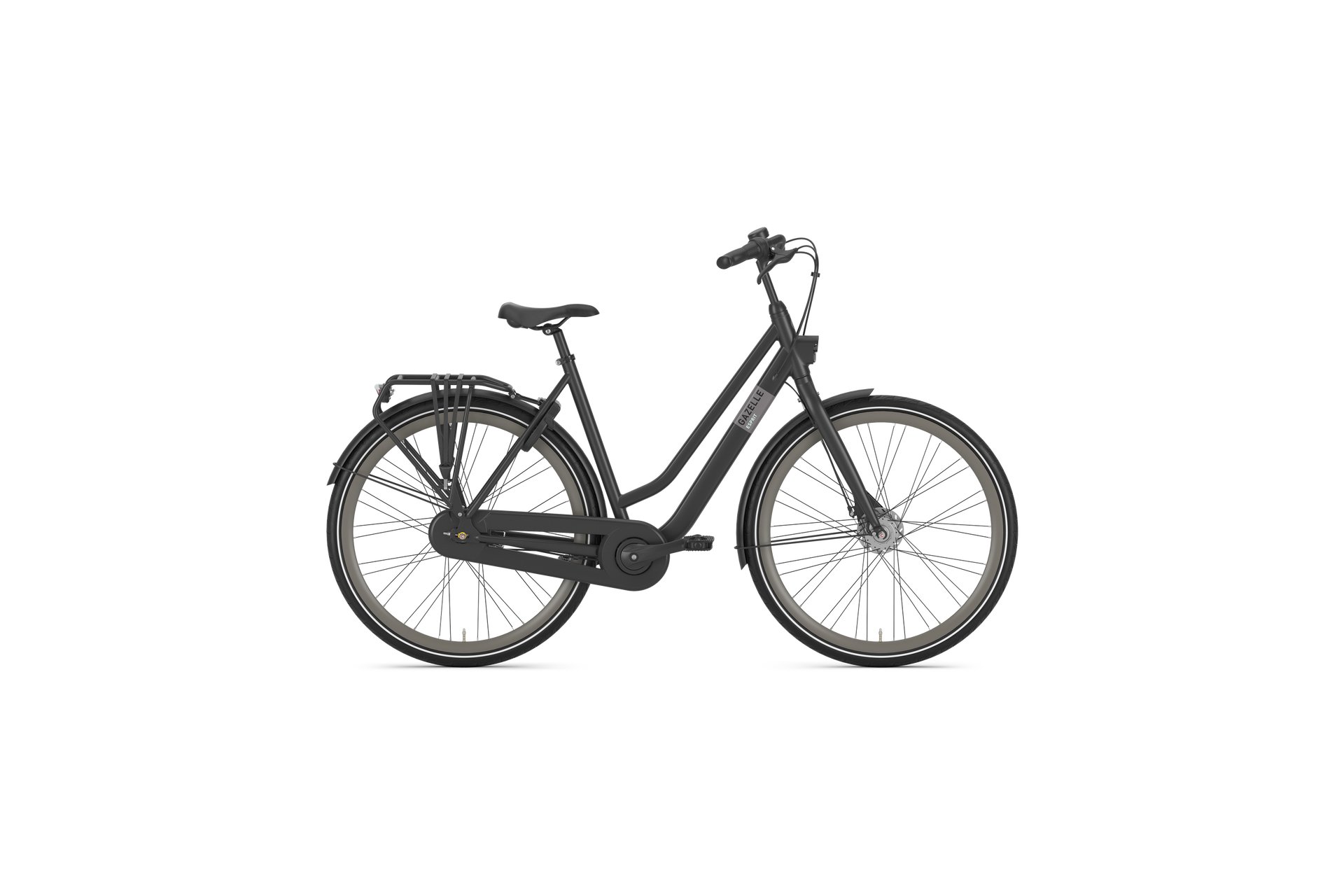 

Городской велосипед Gazelle Esprit - 28 дюймов - Tiefeinsteiger - 2025, цвет Schwarz|black