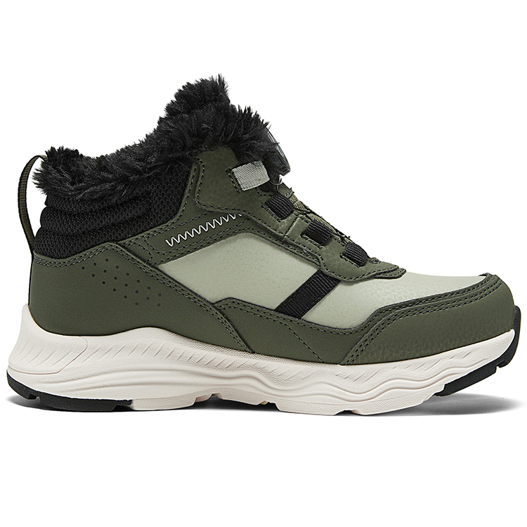 Утепленные детские ботинки Skechers Kids, оливковый/зеленый — фото 2