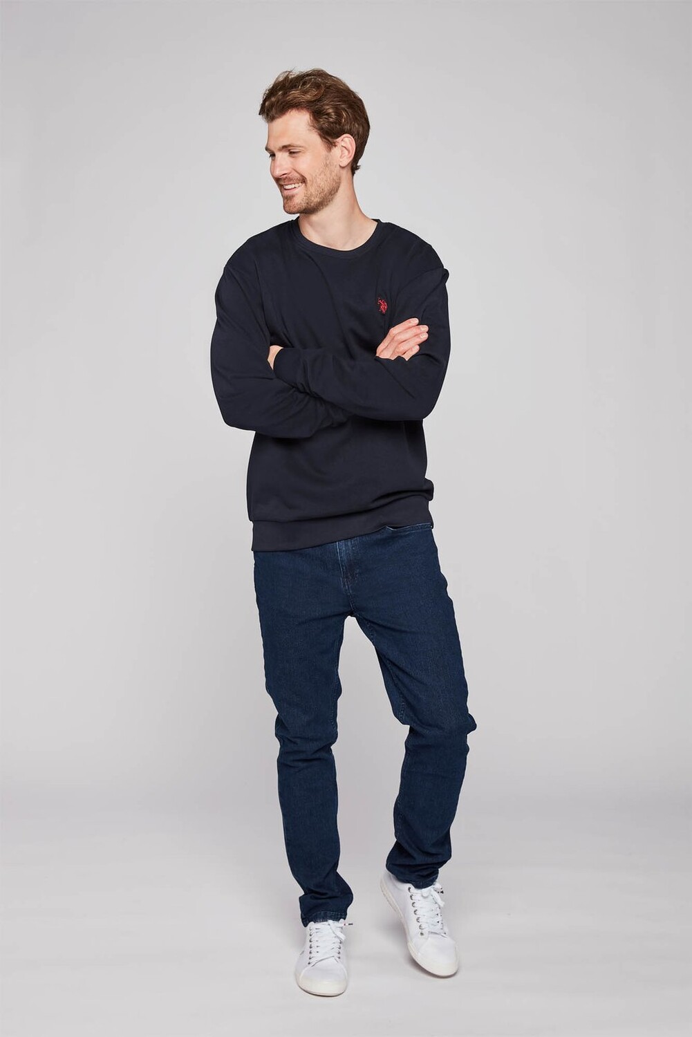 

Толстовка Adler U.S. Polo Assn., цвет dark sapphire