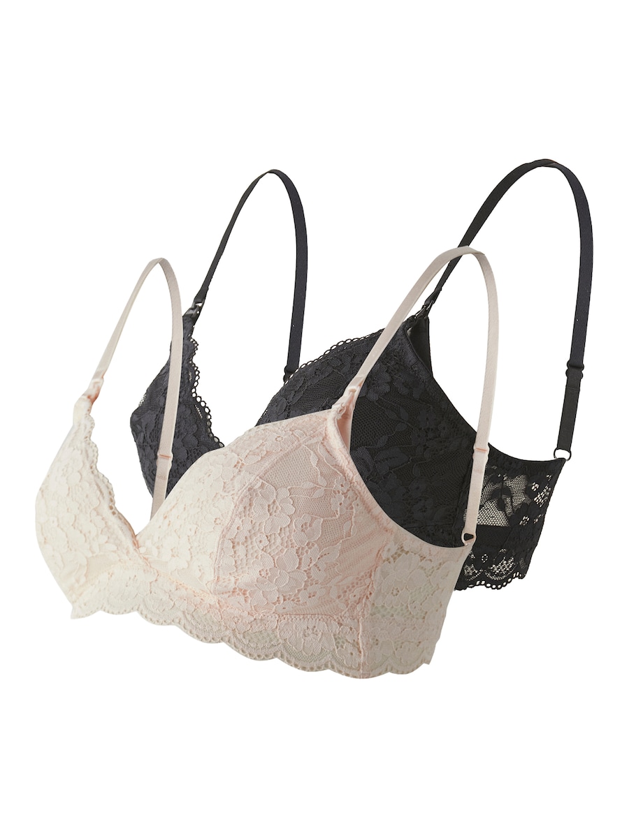 

Треугольный бюстгальтер Lindex Maternity Iris, светло-бежевый/черный