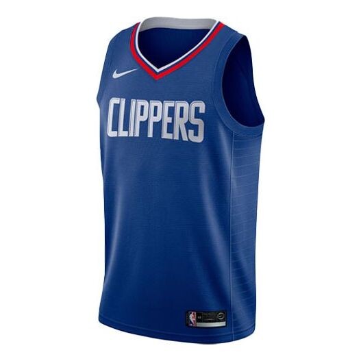 

Спортивная футболка retro basketball jersey/vest sw fan edition los angeles clippers blue Nike, синий