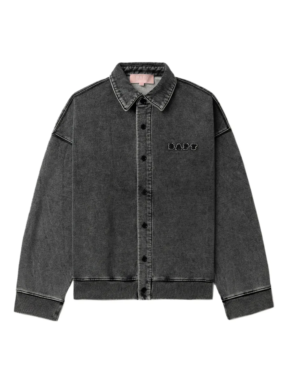 

Рубашка на пуговицах с вышитым логотипом BAPY BY *A BATHING APE, серый