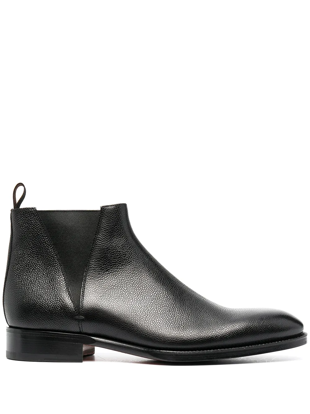 

Ботинки с миндалевидным носком Santoni, черный