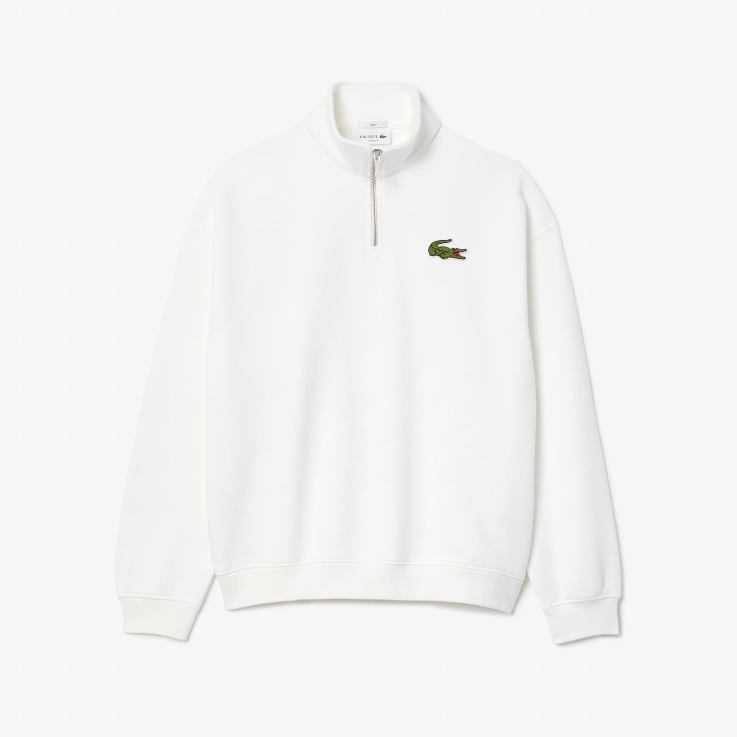 Комплект Lacoste: толстовка с воротником-стойкой на молнии до середины груди + спортивная толстовка и брюки, светло-бежевый — фото 4