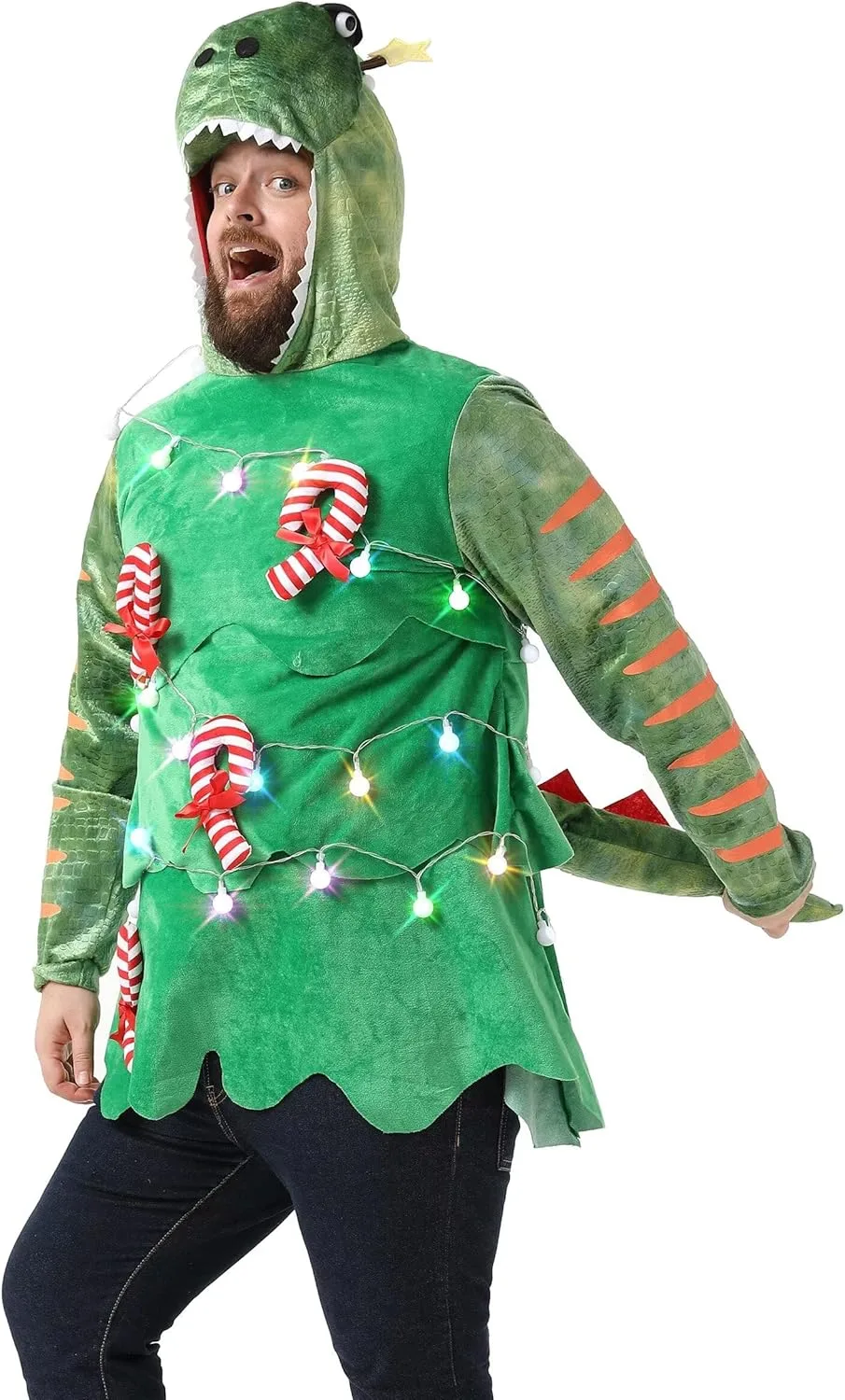 

Мужской свитер с LED-подсветкой OFF THE RACK