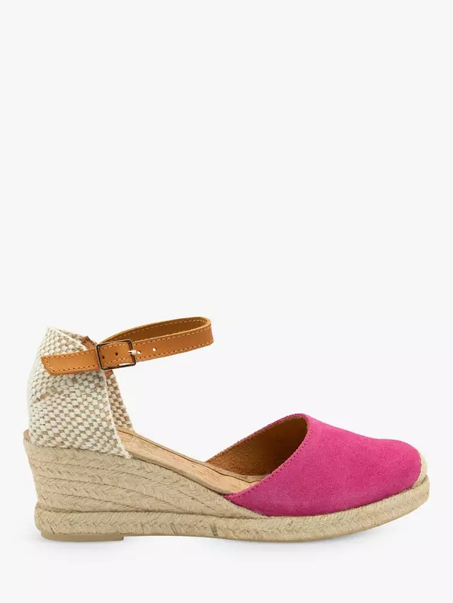 

Сандалии Ravel Rhea Wedge Espadrille, цвет fuchsia