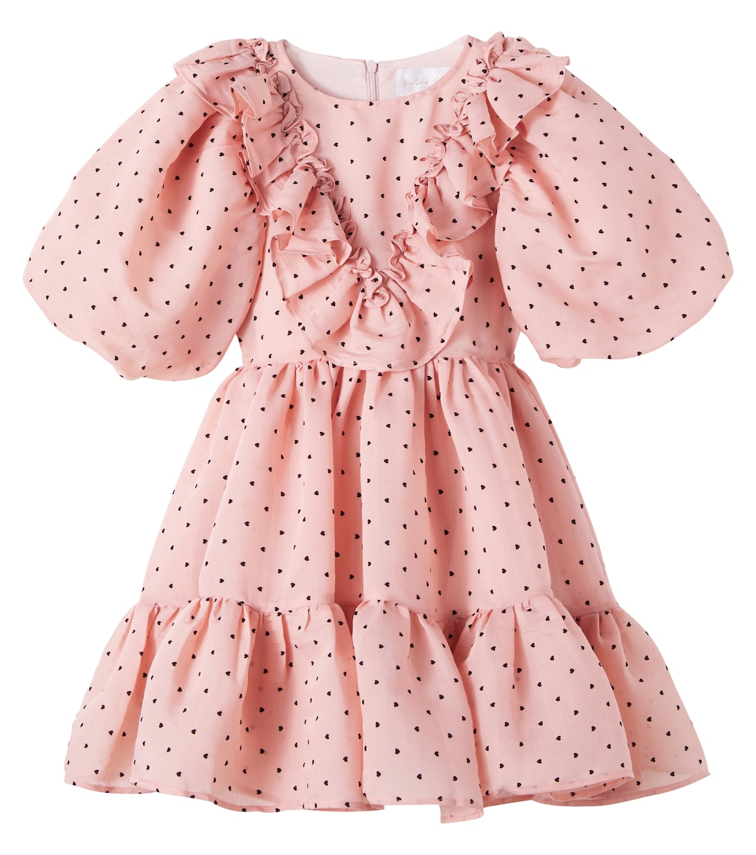

Платье в горошек с оборками Petite Amalie , Rose Pink
