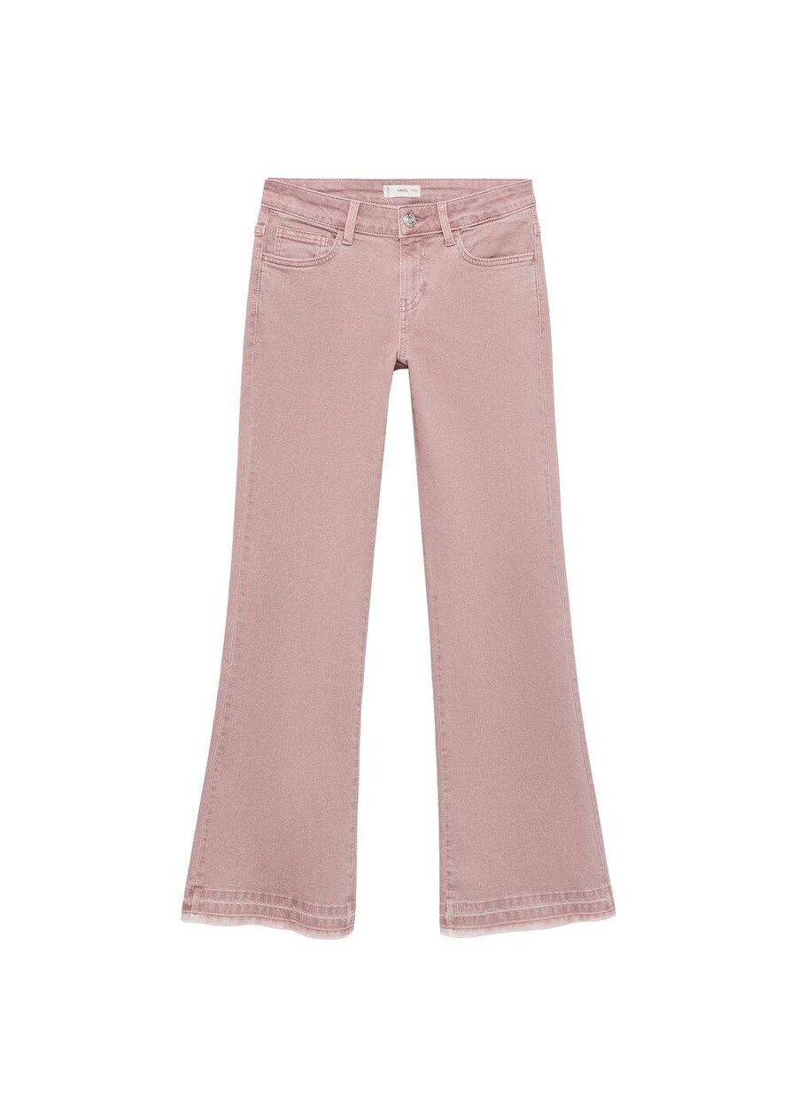 

Расклешенные джинсы MANGO TEEN Seamfl, Light pink