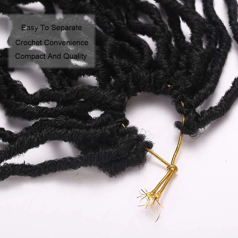 Искусственные дреды «Gypsy Faux Locs» для плетения крючком, 45.72 см, омбре, 6 упаковок Blissource, 1B/4/30 — фото 3