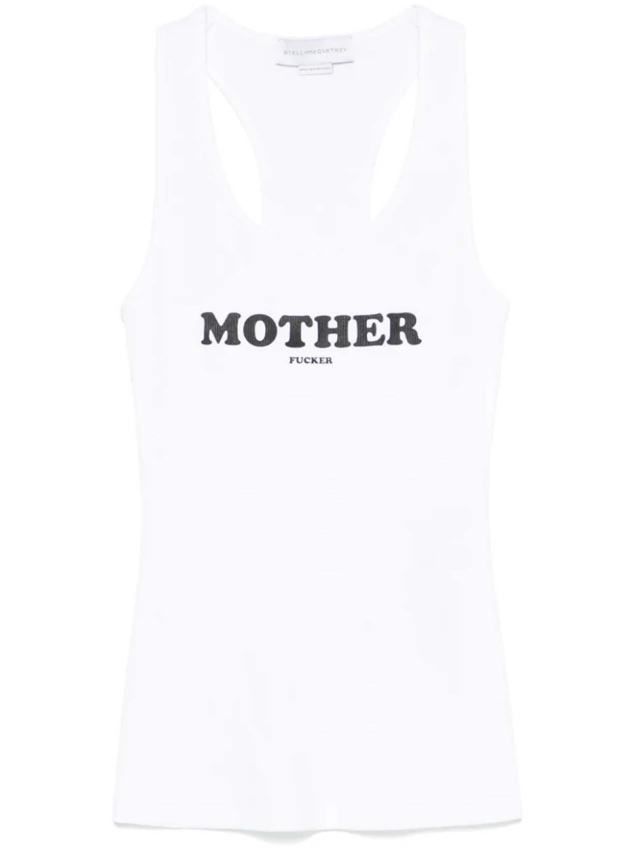 

Stella McCartney топ с текстовым принтом, белый