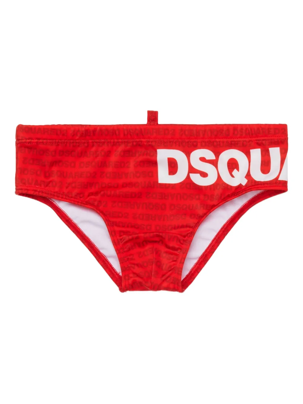 Плавки с логотипом Dsquared2 Kids, красный